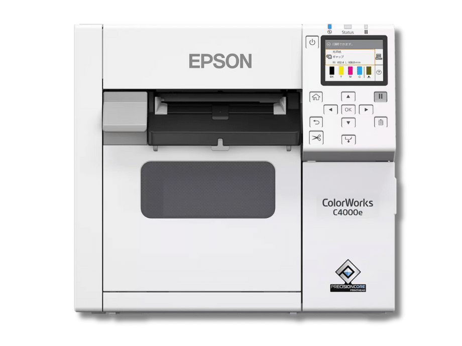 Epson kleurenprinters colorworks C4000 kleuren labelprinter - compact en krachtig