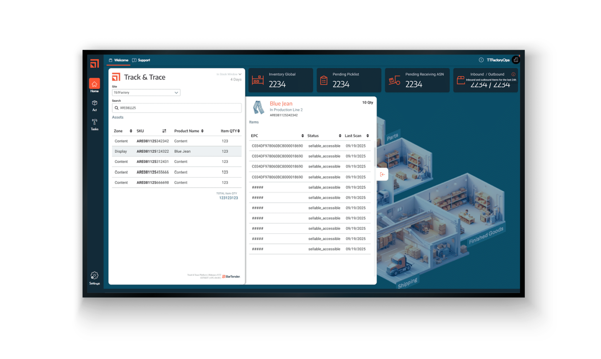 I-Label Bartender label software Track & Trace Bartender